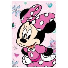 Jerry Fabrics Mikroflanelová deka Minnie Flowers 02 100 × 150 cm lakástextília