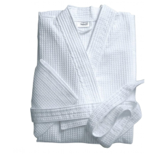 Jerry Fabrics Vaflový župan JF bílý XL lakástextília