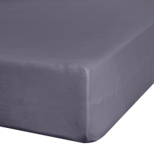 Jersey3 pamut gumis lepedő Acélszürke 120x200 cm + 25 cm lakástextília