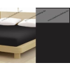  Jersey gumis lepedő, 140-160x200 cm, 150 g/nm, Fekete - Mr Sandman