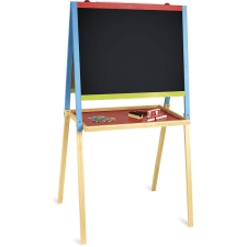 JEUJURA készségfejlesztő többfunkciós tábla 56x43cm - mágneses + krétás oldal - tartozékokkal kreatív és készségfejlesztő