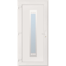 JEWE OHIO STANDARD AJTÓ 98X208CM,PVC FEHÉR/ANTRACIT,BALOS,KILINCCSEL építőanyag