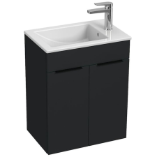 Jika Cube mosdó szekrénnyel 49 cm antracit H4536411763521 fürdőkellék