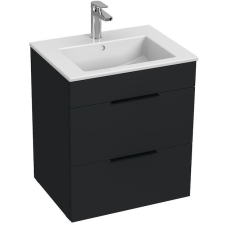 Jika Cube mosdó szekrénnyel 54 cm antracit H4536121763521 fürdőkellék