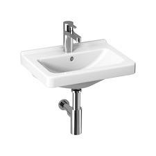 Jika CUBITO kézmosó 45x34 cm, középen csaplyukkal, JIKA Perla fehér H8114221001041 fürdőszoba kiegészítő