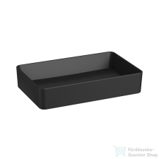 Jika Cubito Pure 60x38 cm-es pultra ültethető mosdó,matt fekete H8184277161121 szaniter
