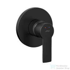 Jika PONTA STYLE falsík alatti kád/zuhany csaptelep alaptesttel, matt fekete H3312H67160001 csaptelep