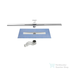 Jika PURE 1000 mm-es vágható acél zuhanyfolyóka, satin H2714200020001 építőanyag