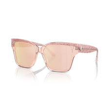 Jimmy Choo JC5003 5039/Z TRANSPARENT PINK GLITTER PINK MIRROR ROSE GOLD napszemüveg