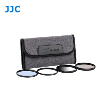 JJC FP-K4S Szürke Szűrőtasak 4 Szűrőhöz 58 mm-ig objektív tok