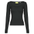 JJXX Hosszú ujjú pólók JXSTAR LS U NECK TOP Fekete EU XL