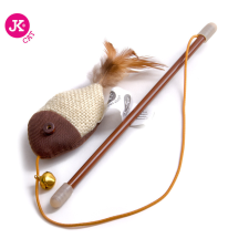 JK 58756 pamut játék hal pálcán 18cm játék macskáknak