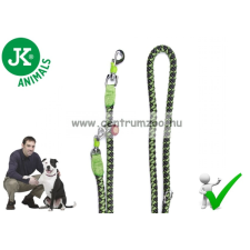  Jk Animals Comfort 200cm 15mm erős póráz (41815-2) Zöld nyakörv, póráz, hám kutyáknak