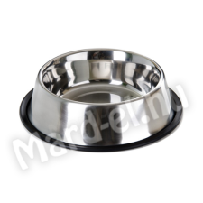  JK Etetőtál fém gumis 17cm 48363 kutyatál