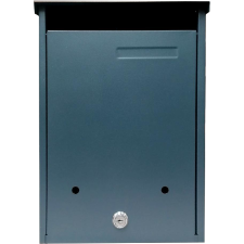 Jkh POSTALÁDA KÜLTÉRI 320X220X60MM "RIMINI" ÁLLÓ ZÁRAS SZÜRKE postaláda