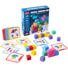 JM Block építőelem puzzle tér háromdimenziós gondolkodás gyakorló játék barkácsolás, építés