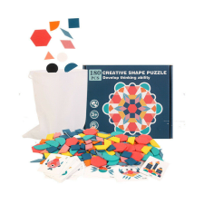 JM Montessori Színes Alakú Puzzle 180db puzzle, kirakós