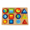 JM Nagy méretű Alaktudatos párosított geometriai felezőlapok Forma puzzle 2