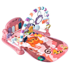 JM Oktatószőnyeg Babáknak, Zongora Csörgők, Rózsaszín kreatív és készségfejlesztő