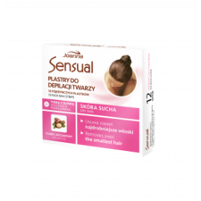 Joanna Joanna Sensual Szőrtelenítő gyantacsík arcra argán olajjal 6×2db szőrtelenítés