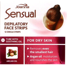 Joanna szőrtelenítő szalag arcra száraz bőrre argán olajjal 12db szőrtelenítés