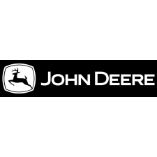 John Deere fehér,61cmx12cm autó dekoráció