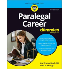 John Wiley &amp; Sons Inc. Paralegal Career for Dummies | Scott A Hatch egyéb könyv