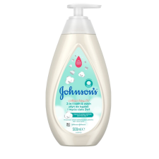 Johnson s Cotton Touch Szelíd Fürdő- és Testápoló Folyadék, 500ml babafürdető, babasampon