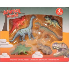 Johntoy Dinoszaurusz figura 6 darabos készlet (52532) játékfigura