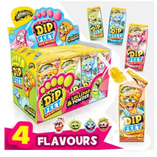 Johny bee dip feet mártogatód láb formájú nyalóka 9g (1db) csokoládé és édesség