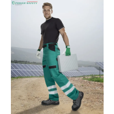  Jól láthatósági derekas nadrág ARDON®COOL TREND zöld