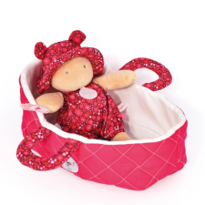Jolijou baba rózsaszín hordtáskában 20 cm baba