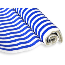 JOLLY Krepp-papír Jolly 50x200 cm 28g/m2 fehér sötétkék csíkos kreatív papír