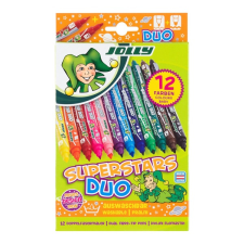  Jolly Superstars Duo 12 darabos kétvégű filctoll készlet - 4425-0001 filctoll, marker
