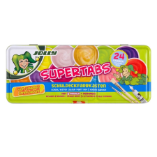 JOLLY Supertabs 24 darabos vízfesték készlet (9335-0002) kréta, festék és papír