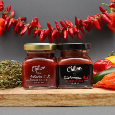 Jolokia 4x és Habanero 4x chili válogatás szósz, mártás