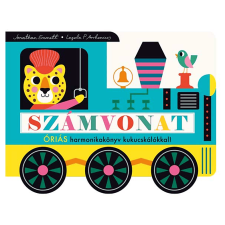  Jonathan Emmett - Számvonat Óriás harmonikakönyv kukucskálókkal gyermek- és ifjúsági könyv