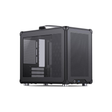 JONSBO C6 MAX PC Case, Mini Case, Micro-ATX, Tempered Glass - black számítógép ház
