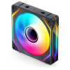  Jonsbo ZL-120B PWM ARGB ventilátor 3 darab, normál orientáció - 120mm, fekete (ZL-120B)