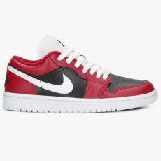 Jordan Air jordan 1 low wmns utcai cipő női fekete/fehér/piros 42
