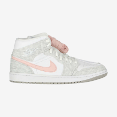Jordan Air Jordan 1 Mid SE WMNS - Szürke-Rózsaszín Utcai Cipő