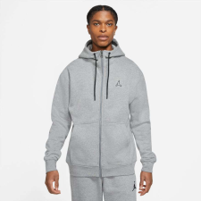 Jordan essentials fleece full zip hoodie pulóver férfi szürke l férfi pulóver, kardigán