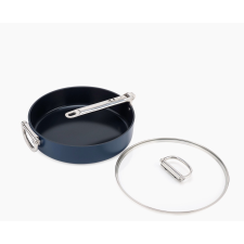 Joseph Joseph Space Kerámia Bevonatos Tapadásmentes serpenyő fedővel 28cm - Kék (45044) edény