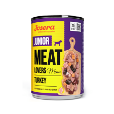 Josera Meat Lovers Junior Menu Pulyka kölyökkutyáknak 400g kutyaeledel