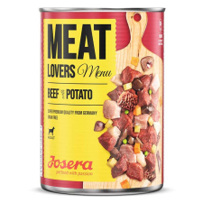 Josera Meat Lovers Menu konzerv 400g - marha burgonyával kutyaeledel