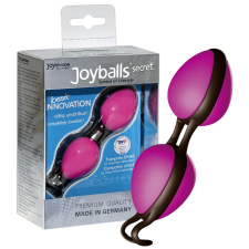 Joydivision Titkos gésagolyók - rózsaszín-fekete (Joyballs) izgatók, stimulálók