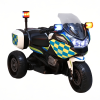  JoyNest® elektromos akkumulátoros rendőrmotorkerékpár, 6km/h, 3-7 éves gyerekeknek, Fekete/Zöld-NEON/Kék 3 kerék, 2x 380 V-os motor, 88*55*40cm