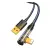 JOYROOM adatkábel és töltő (USB - lightning 8pin, 2.4A, gyorstöltés támogatás, 120cm, 90 fokos) FEKETE Apple IPAD mini 3, Apple iPhone 5C, Apple iPhone 6 4.7, Apple IPAD Air, Apple IPAD Pro 12