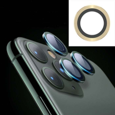 JOYROOM Apple iPhone 11 Joyroom JR-PF096 3D Fém Kamera Védő Üvegfólia - Arany mobiltelefon kellék
