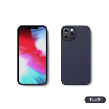 JOYROOM Apple iPhone 12/12 Pro JOYROOM JR-BP799 Liquid Silicon Hátlap - Sötétkék tok és táska